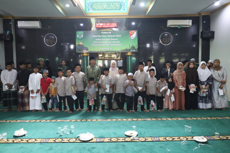 Kodim 0502/Jakarta Utara Peringati 1 Muharam 1448 H, Perkuat Semangat Hijrah dan Kepedulian Sosial