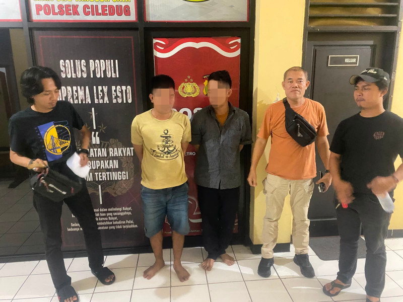 Curiga Motor Tanpa Kunci, Polisi Tangkap Dua Terduga Pelaku Curanmor di Ciputat