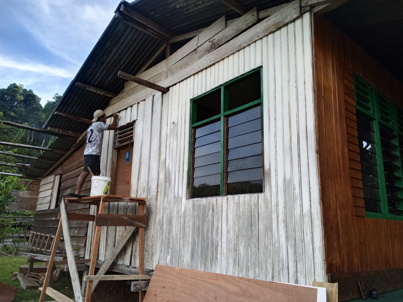 TMMD Ke-129 Kodim 1807/Sorong Selatan Mulai Wujudkan Rumah Layak Huni Bagi Masyarakat