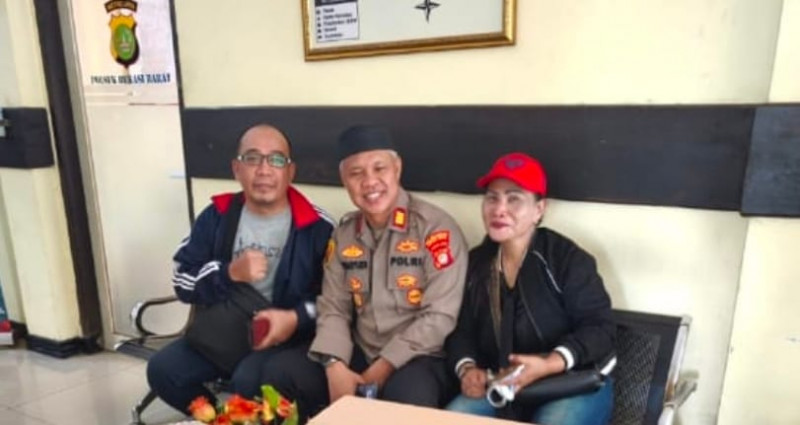 Pererat Sinergi, Pemilik Media Online Silaturahmi dengan Kapolsek Bekasi Barat