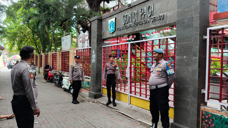 Strong Point di Dermaga dan Sekolah, Polres Kepulauan Seribu Prioritaskan Keselamatan Penumpang dan Perlindungan Anak