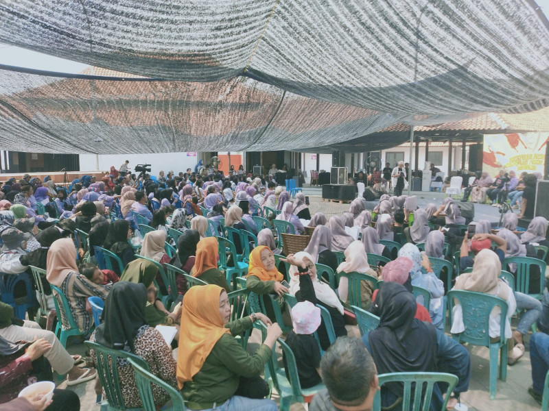 Hari Koperasi dan Pertemuan Nasional Perempuan Miskin Kota Indonesia Digelar di Kampung Susun Aquarium, Berlangsung Aman dan Kondusif