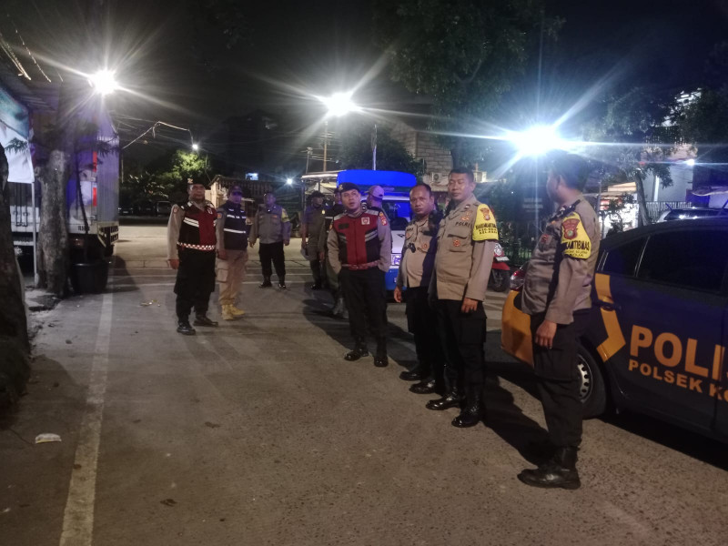 Jaga Jakarta, Polsek Koja Intensifkan Patroli Malam di Sejumlah Titik Rawan
