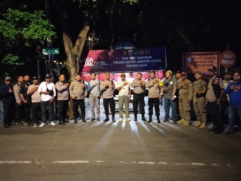 Polsek Koja Gelar Apel KRYD Dukung Program Jaga Jakarta, Jaga Warga, Jaga Lingkungan, Antisipasi Tawuran dan Kejahatan Jalanan