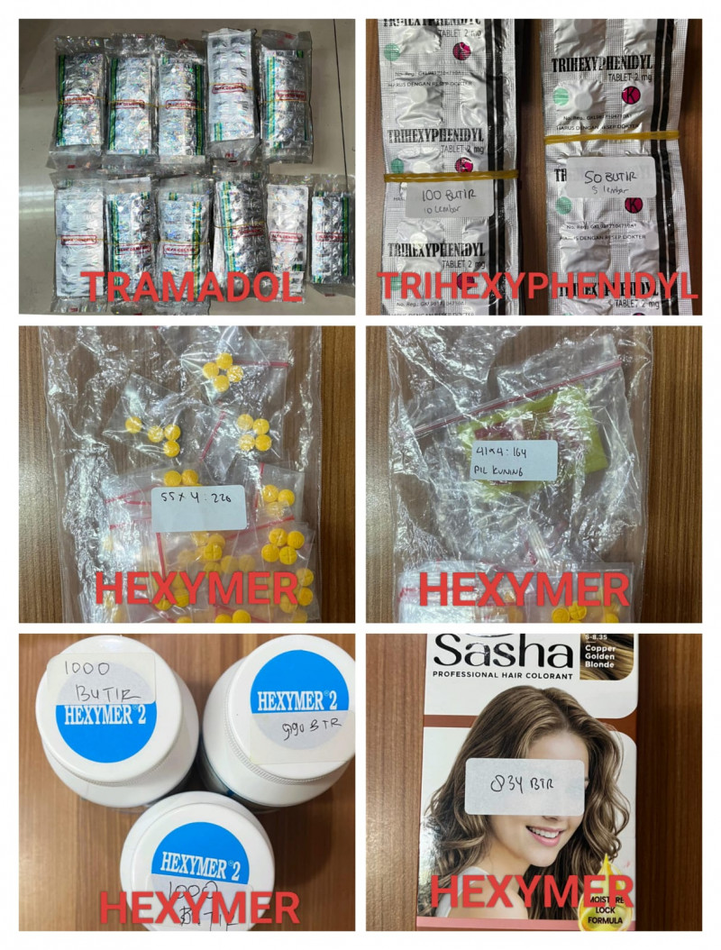 Satresnarkoba Polres Metro Bekasi Kota Amankan Pelaku Peredaran Obat Keras Ilegal, Ribuan Butir Disita