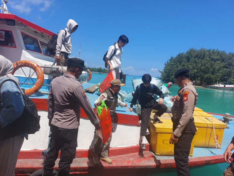 Pengamanan Strong Point Hari Ini, Polres Kepulauan Seribu Pastikan Aktivitas Dermaga Aman dan Terkendali