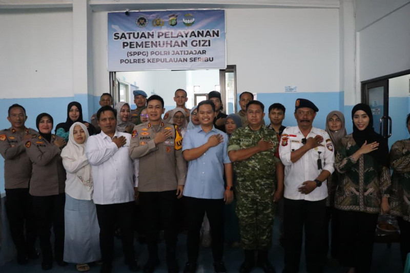 Polres Kepulauan Seribu Resmikan dan Gelar Tasyakuran Dapur SPPG di Jatijajar, Depok