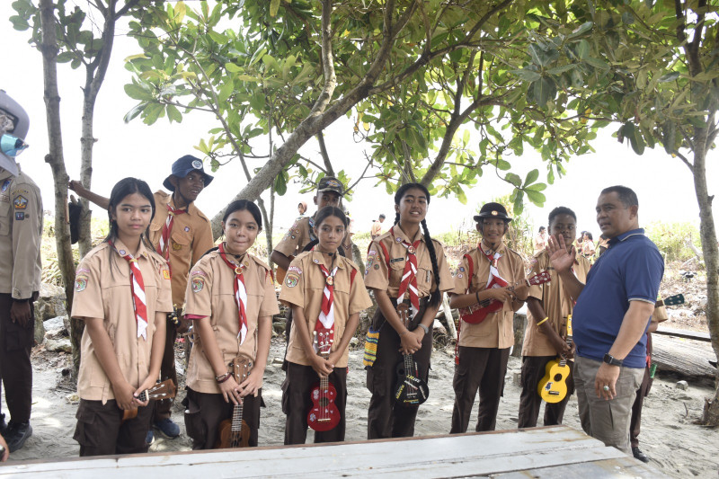Saka Bahari dan Pramuka Kodaeral X Membangun Karakter Merajut Asa di Ujung Timur Nusantara