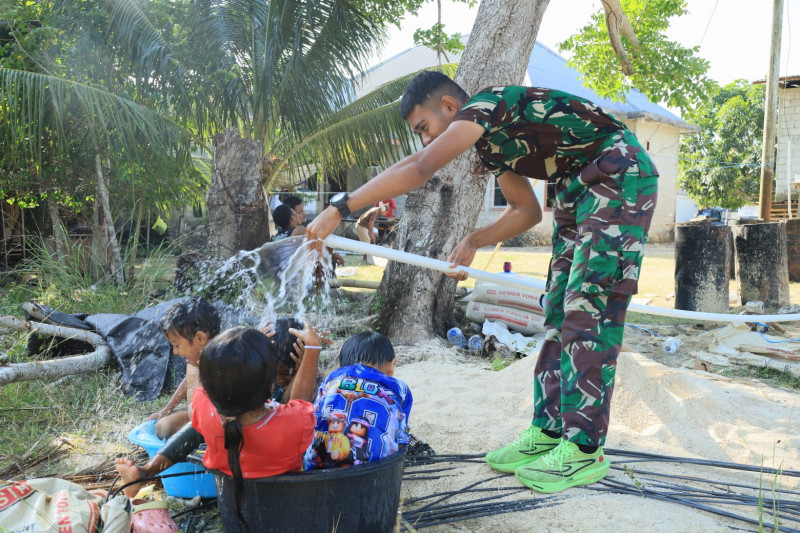 Senyum Itu Akhirnya Kembali, TMMD Hadirkan Air Bersih, Warga Tak Lagi Hidup dalam Krisis Air