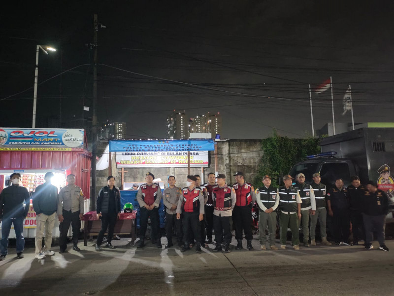 Polsek Metro Penjaringan Jaga Jakarta dan Jaga Lingkungan Gelar Apel dan Patroli KRYD, Antisipasi Tawuran dan Kejahatan Jalanan