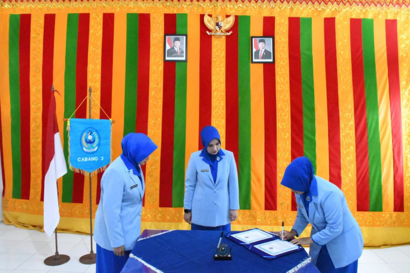 Ketua Cabang 3 Daerah l Gabungan Jalasenastri Koarmada RI Pimpin Reorganisasi Kepengurusan dan Dilanjutkan Kegiatan Posyandu Rutin