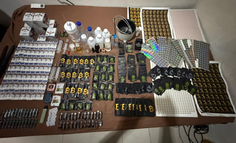 Polda Metro Jaya Membongkar Clandestine Lab Cartridge  Golongan II Jenis Etomidate di Jakarta Barat