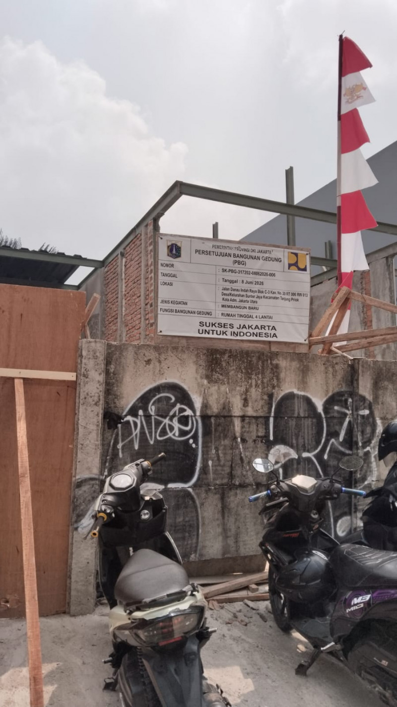 Pembangunan Ruko di Sunter Jaya Disorot Warga, Status PBG Jadi Pertanyaan