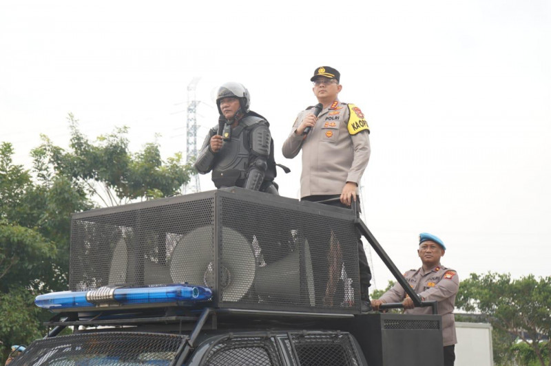 Polres Metro Jakarta Utara Gelar Pelatihan Dalmas di Jakarta International Stadium, Perkuat Profesionalisme dan Humanisme Polisi