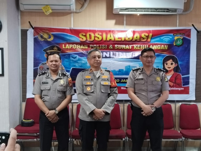 SPKT Polres Metro Jakarta Utara Sosialisasikan Super App Polri, Permudah Laporan Polisi Secara Online