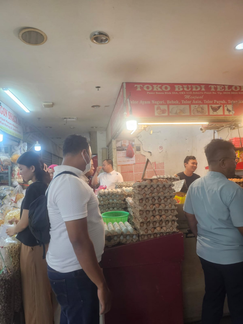 Ditreskrimsus Polda Metro Jaya Monitoring Bapokting di Jakpus, Stok Aman, Cabai Masih Tinggi