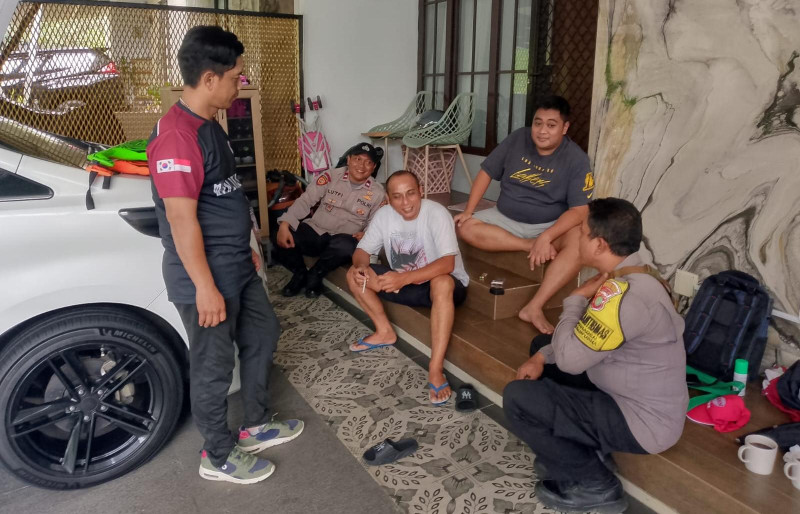 Polsek Jatisampurna Pantau Rumah Kosong yang Ditinggal Mudik