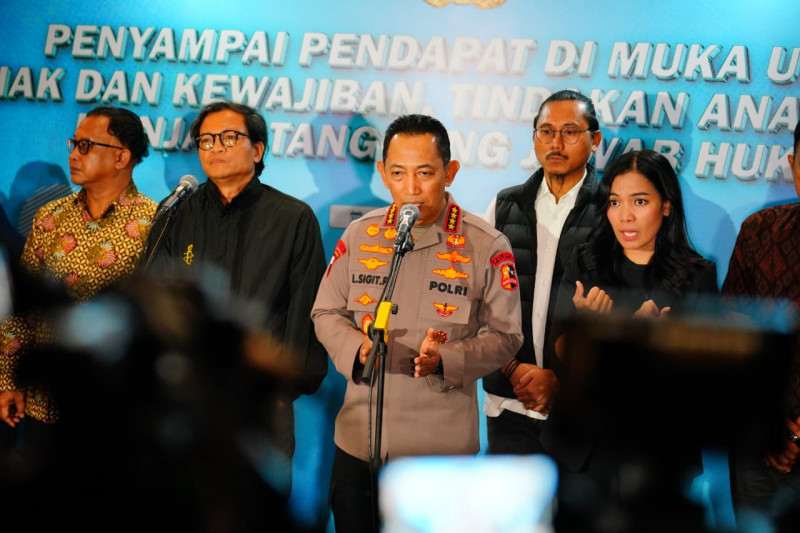 Gelae Dialog Publik Bareng Koalisi Masyarakat Sipil, Kapolri: Serap Aspirasi Untuk Jaga Ruang Demokrasi