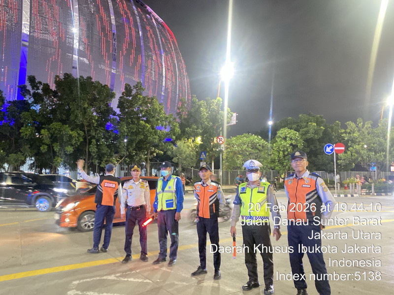Satpel Dishub Tanjung Priok Amankan Laga Persija vs PSM di JIS, Prioritaskan Kelancaran Lalu Lintas dan Kenyamanan Warga