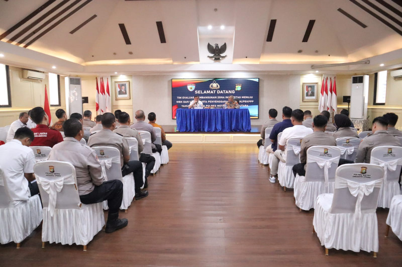 Tim Itwasda dan Rorena Polda Metro Jaya Evaluasi Zona Integritas di Polres Metro Jakarta Utara