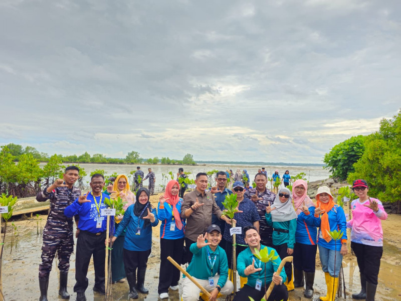 Kepedulian Lanal Bintan Dalam Peran Sertanya Selamatkan Pantai Dari Abrasi
