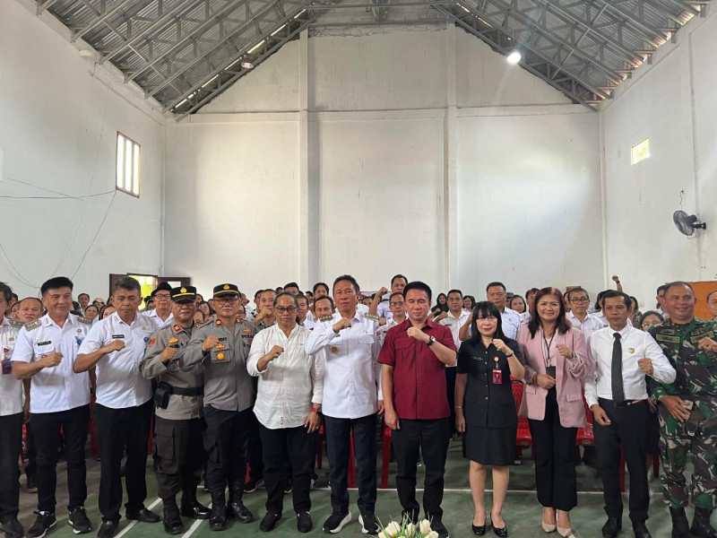 Densus 88 AT Polri Sosialisasi Kamtibmas dan Pencegahan Paham IRET di Kab Minahasa Selatan