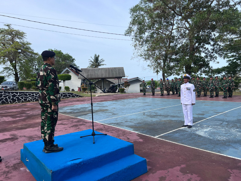 Lanal Dabo Singkep Gelar Upacara Purna Tugas Prajurit, Wujud Penghormatan Atas Dedikasi dan Pengabdian