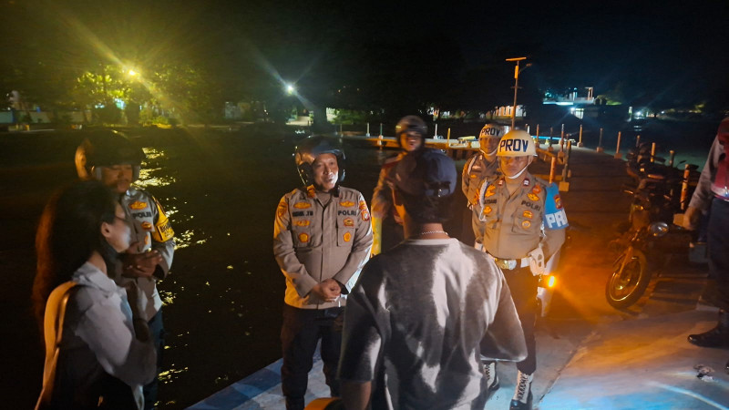 Cegah 3C, Polsek Kepulauan Seribu Selatan Intensifkan Patroli Malam dan Sosialisasi Call Center 110
