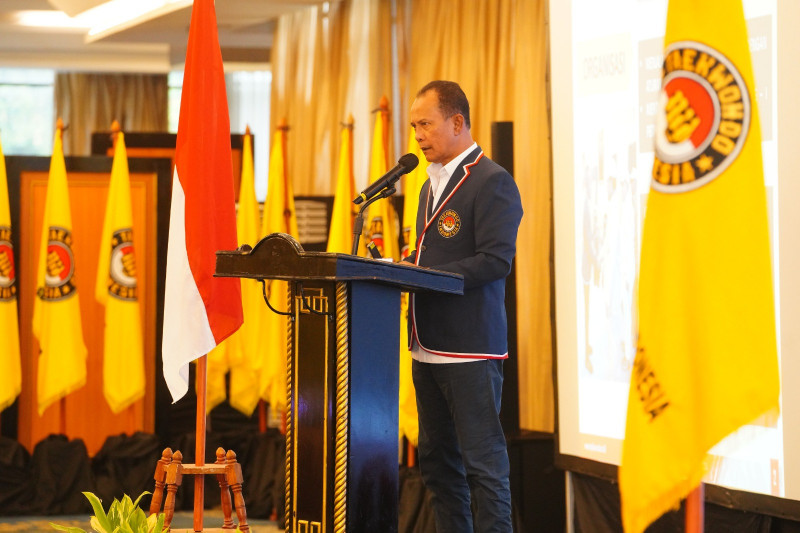 Tutup Rakernas Taekwondo Indonesia 2026, Ketum PBTI: Musuh Adalah Hadiah Bagimu, Ia Memberi Kesempatan Melakukan Hal Terbaik