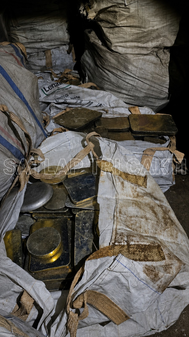 Satlap Tri Cakti Bersama KSOP Pangkal Balam Gagalkan Perdagangan Bijih dan Balok Timah Ilegal 14,95 Ton