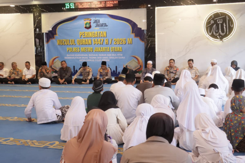 Polres Metro Jakarta Utara Peringati Nuzulul Quran 1447 H, Perkuat Iman dan Kepedulian Sosial