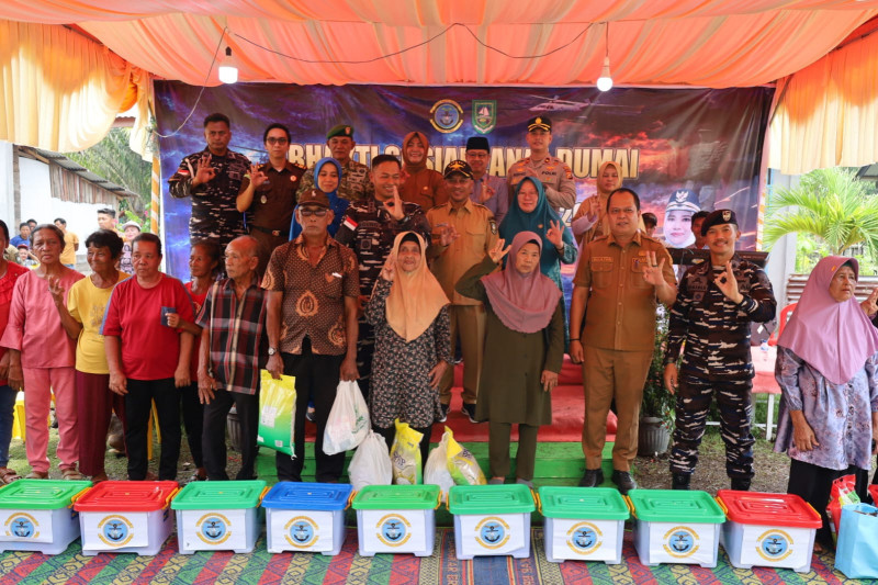 Pengabdian di Ujung Negeri, Lanal Dumai Hadir Menyapa Masyarakat Pulau Bengkalis