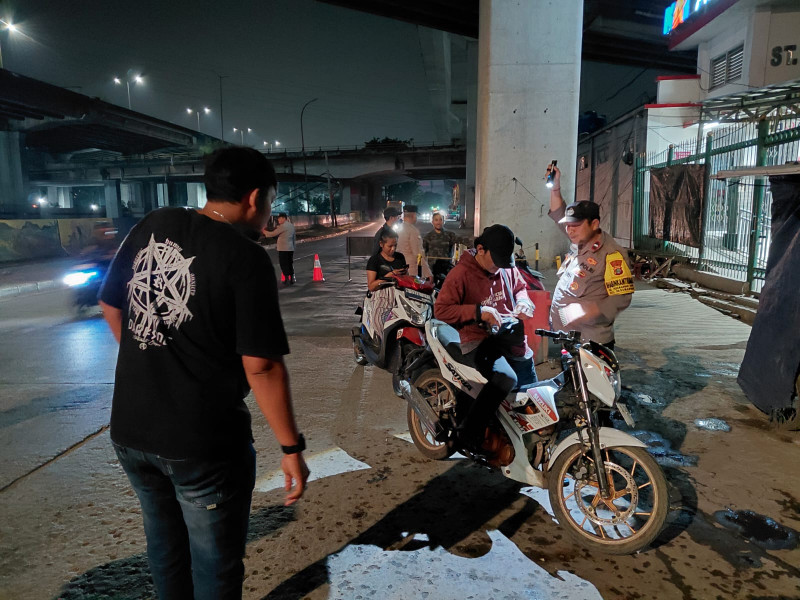 Patroli KRYD dan Operasi Razia Stasioner Polsek Pademangan, Situasi Wilayah Tetap Aman dan Kondusif