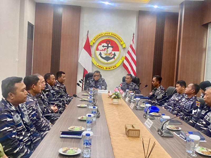 Taklimat Akhir Audit Kinerja dan Ketaatan Itkodaeral IV di Lanal Bintan