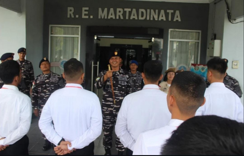 Lanal Bengkulu Laksanakan Penandatanganan Pakta Integritas Data Gelombang lll TA 2025 Sub Panda Bengkulu