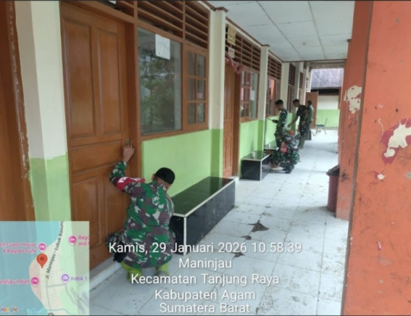 Pemulihan Pendidikan Tetap Prioritas, Pembersihan Sekolah dan Pesantren di Sumbar Dikebut