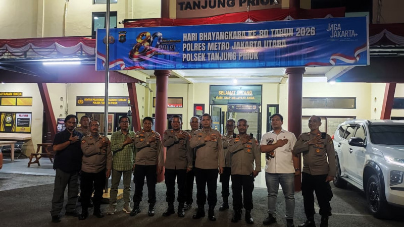 Plh. Kapolres Metro Jakarta Utara Tinjau Mako Polsek Tanjung Priok, Tekankan Optimalisasi Pelayanan dan Pengawasan