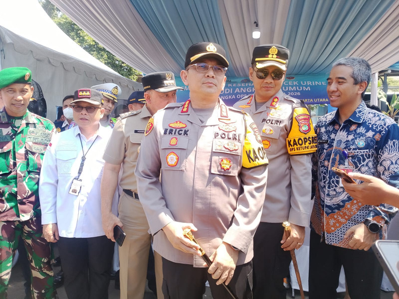 Polres Metro Jakarta Utara dan Forkopimko Gelar Tes Urine, Kesehatan Gratis bagi Sopir di Terminal Tanjung Priok