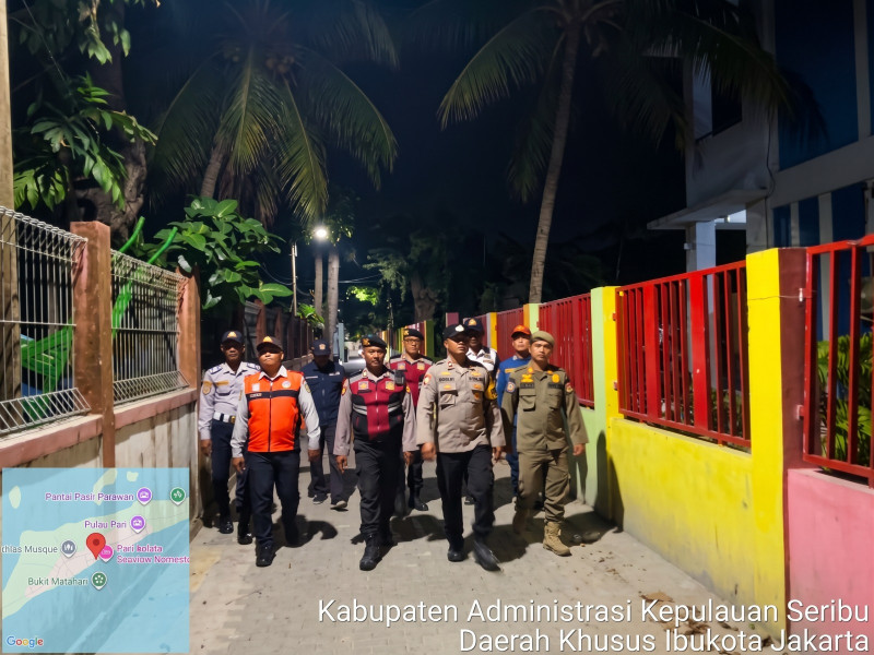 Polsek Kepulauan Seribu Selatan Tingkatkan Patroli dan Ingatkan Warga Bijak Menyikapi Informasi