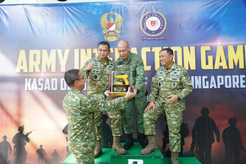 Kodam Jaya Sukses Gelar Army Interaction Game, Perkuat Kerja Sama TNI AD dan Singapore Army