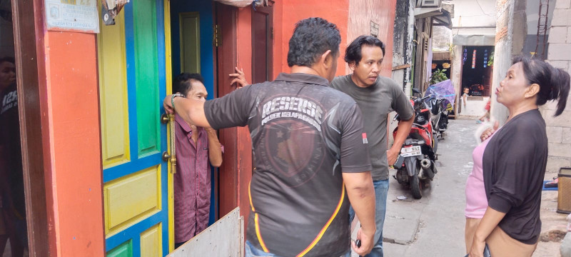 Motor Pengendara Terbakar Akibat Lemparan Bom Molotov di Jakarta Utara