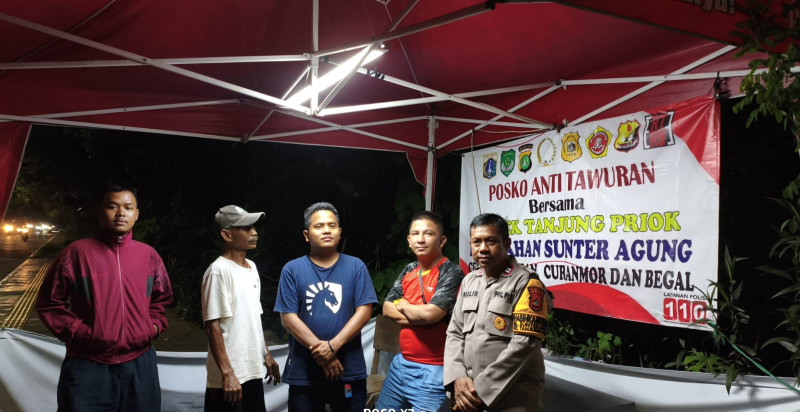 Polsek Tanjung Priok Intensifkan Sambang Posko Anti Tawuran, Warga Diajak Jaga Kamtibmas
