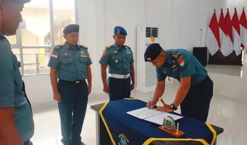 Penandatanganan Pakta Integritas Penerimaan Caba dan Cata PK TNI AL Gelombang II TA 2026 Sub Panda Bengkulu