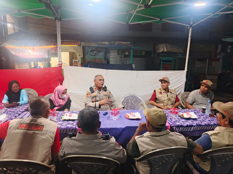 Kapolsek Koja Ajak Warga Lagoa Tingkatkan Kewaspadaan Lewat Jaga Jakarta On The Spot