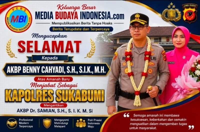 Ahmad Fathul Ghoni: Semoga AKBP Benny Cahyadi Membawa Polres Sukabumi Semakin Profesional dan Humanis