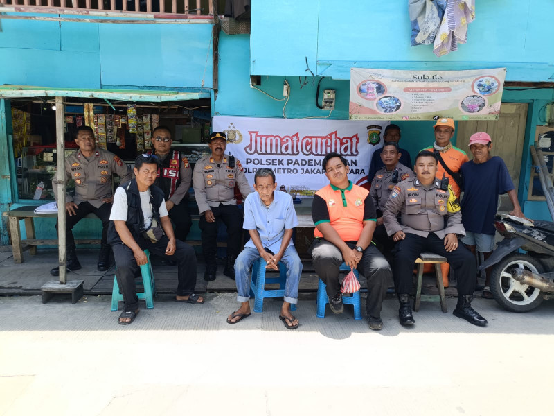 Polsek Pademangan Gelar Jumat Curhat untuk Perkuat Komunikasi dan Keamanan Warga