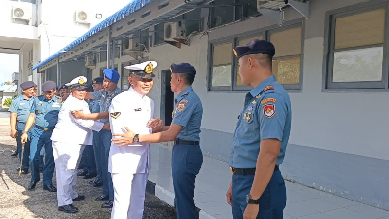 Danlanal Sabang Pimpin Upacara Purna Tugas Personel Lanal Sabang