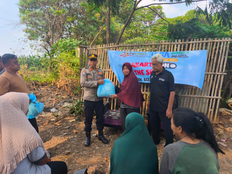 Polsek Bekasi Barat Gelar Jaga Jakarta On The Spot, Ajak Warga Cegah Tawuran dan Judi Online