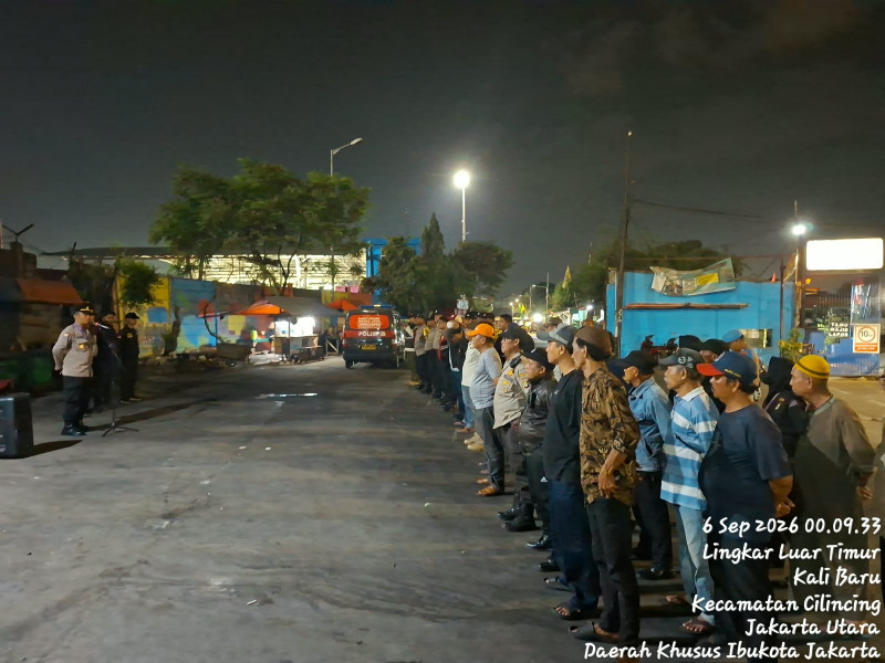 Antisipasi Kejahatan Jalanan, Polsek Cilincing Gelar Patroli dan Razia Stasioner