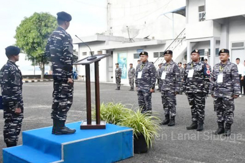 Danlanal Sibolga Tandatangani Pakta Integritas Seleksi Penerimaan Caba dan Caka PK TNI AL Gelombang l TA 2026 Sub Panda Sibolga
